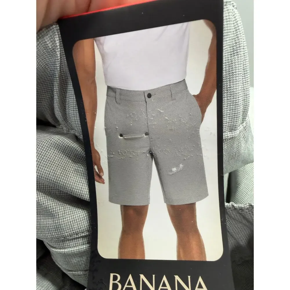 Banana Republic Men’s Tech Shorts sz 34 NEW #K204